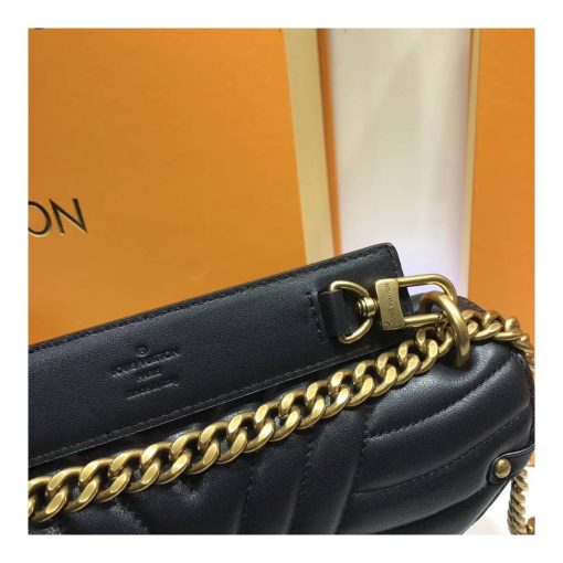 Louis Vuitton New Wave Chain Bag MM M51946 Black - Image 5