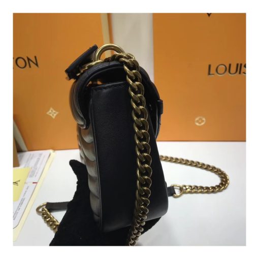 Louis Vuitton New Wave Chain Bag MM M51946 Black - Image 6