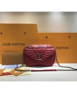 Louis Vuitton New Wave Chain Bag MM M51946 Red