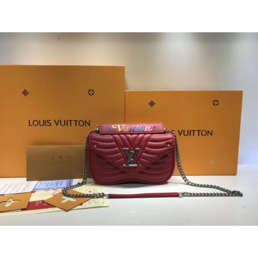 Louis Vuitton New Wave Chain Bag MM M51946 Red