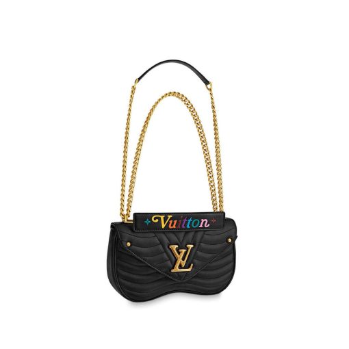 Louis Vuitton New Wave Chain Bag MM M51946 Black