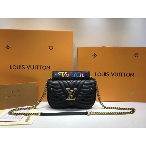 Louis Vuitton New Wave Chain Bag PM M51683 Black - Image 2