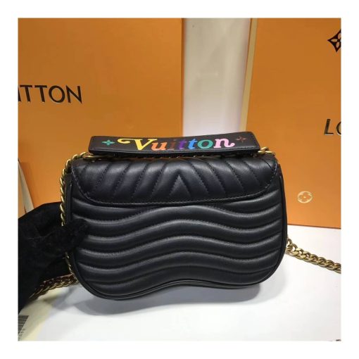 Louis Vuitton New Wave Chain Bag PM M51683 Black - Image 4