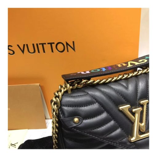 Louis Vuitton New Wave Chain Bag PM M51683 Black - Image 7