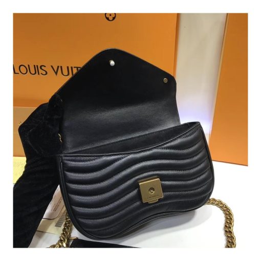 Louis Vuitton New Wave Chain Bag PM M51683 Black - Image 8