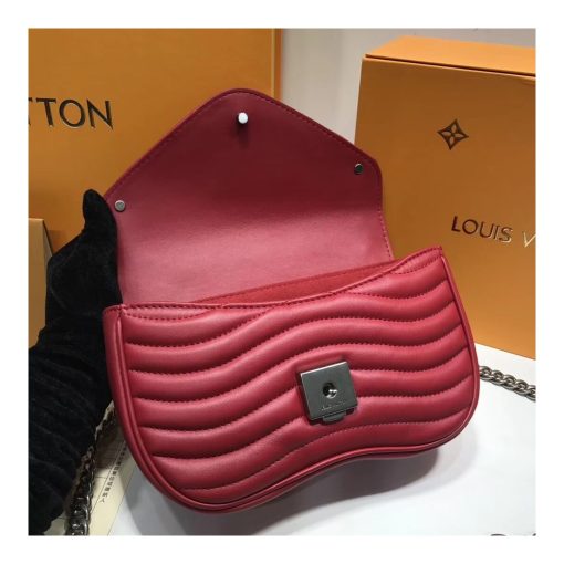 Louis Vuitton New Wave Chain Bag PM M51683 Red - Image 7