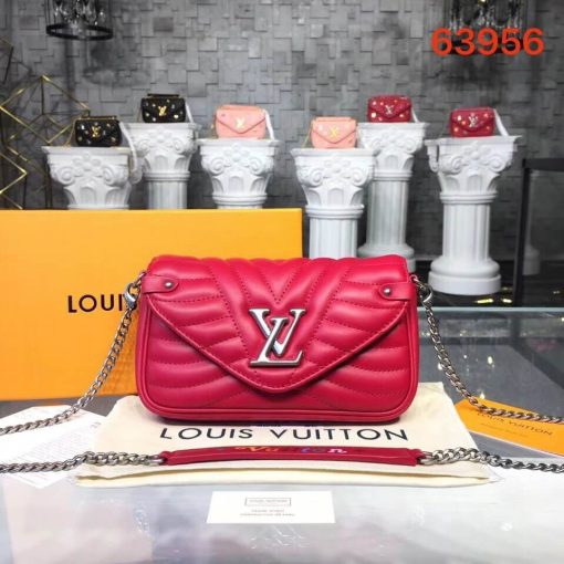 Louis Vuitton New Wave Chain Pochette M63956 M68479 Red - Image 2