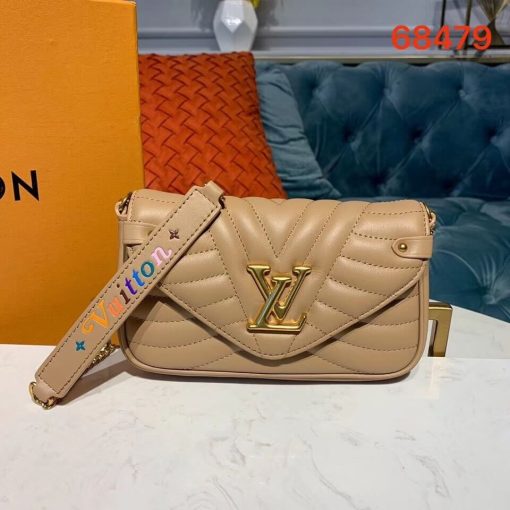 Louis Vuitton New Wave Chain Pochette M63956 M68479 Camel - Image 2