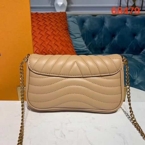 Louis Vuitton New Wave Chain Pochette M63956 M68479 Camel - Image 4