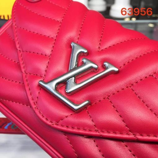 Louis Vuitton New Wave Chain Pochette M63956 M68479 Red - Image 5