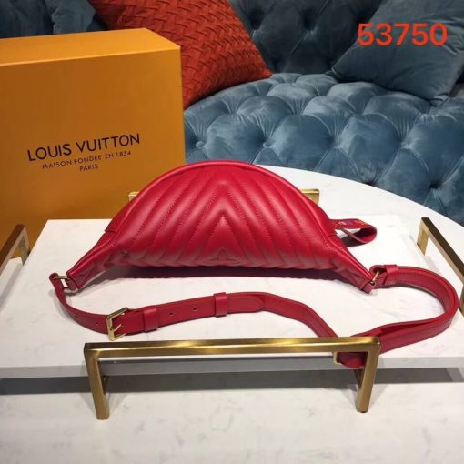 Louis Vuitton New Wave Leather Bumbag M53750 Red - Image 4