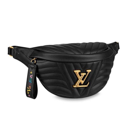 Louis Vuitton New Wave Leather Bumbag M53750 Black