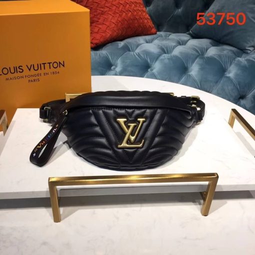Louis Vuitton New Wave Leather Bumbag M53750 Black - Image 2