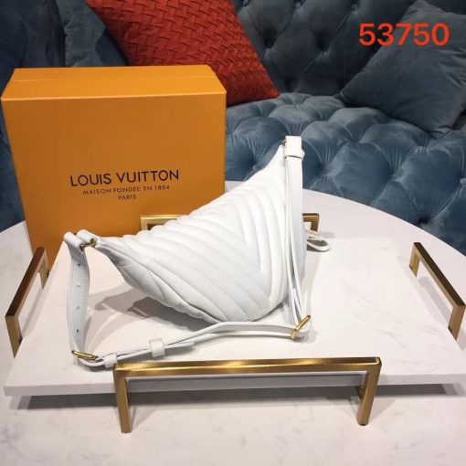 Louis Vuitton New Wave Leather Bumbag M53750 White - Image 4