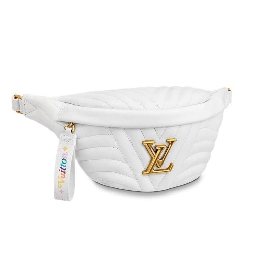 Louis Vuitton New Wave Leather Bumbag M53750 White