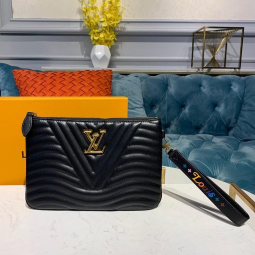 Louis Vuitton New Wave Zipped Pochette M68478 M63943 M67500 M68579 Black - Image 2