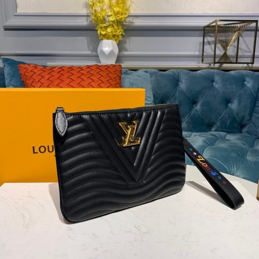 Louis Vuitton New Wave Zipped Pochette M68478 M63943 M67500 M68579 Black - Image 3