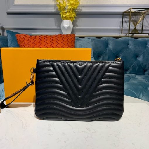 Louis Vuitton New Wave Zipped Pochette M68478 M63943 M67500 M68579 Black - Image 4