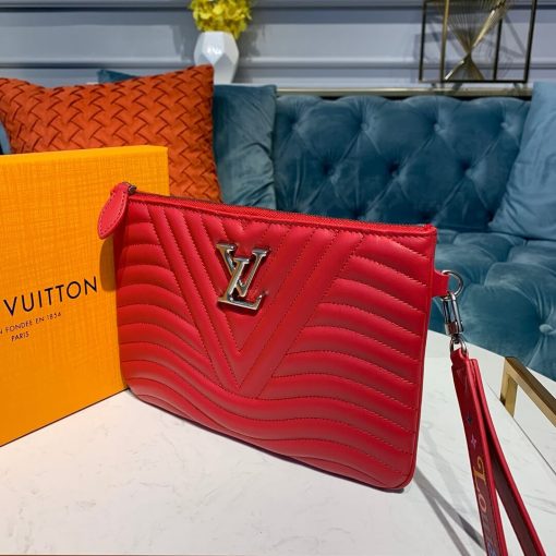 Louis Vuitton New Wave Zipped Pochette M68478 M63943 M67500 M68579 Red - Image 3