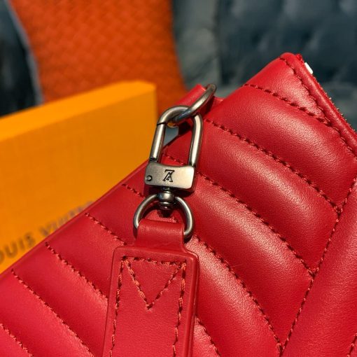 Louis Vuitton New Wave Zipped Pochette M68478 M63943 M67500 M68579 Red - Image 7