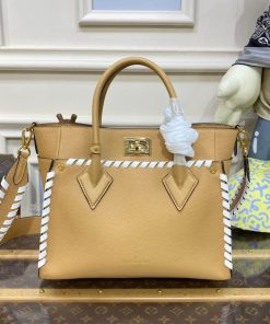 Louis Vuitton On My Side MM Shoulder Bag M21569 Apricot