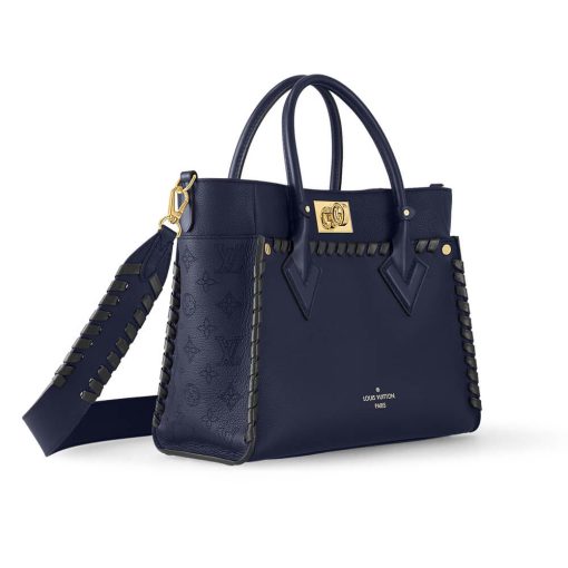Louis Vuitton On My Side MM Shoulder Bag M21569 Navy Blue