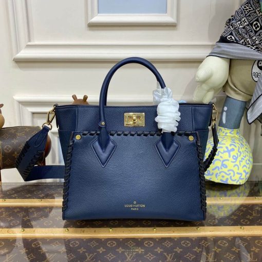 Louis Vuitton On My Side MM Shoulder Bag M21569 Navy Blue - Image 2