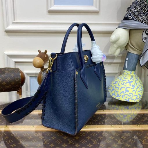 Louis Vuitton On My Side MM Shoulder Bag M21569 Navy Blue - Image 4