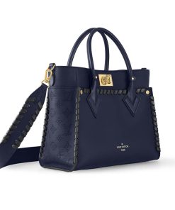 Louis Vuitton On My Side MM Shoulder Bag M21569 Navy Blue