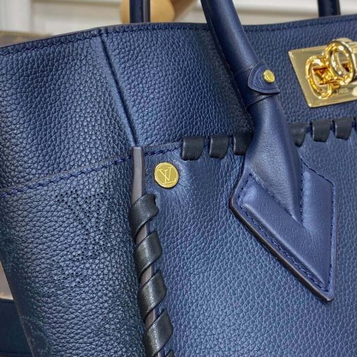Louis Vuitton On My Side MM Shoulder Bag M21569 Navy Blue - Image 6