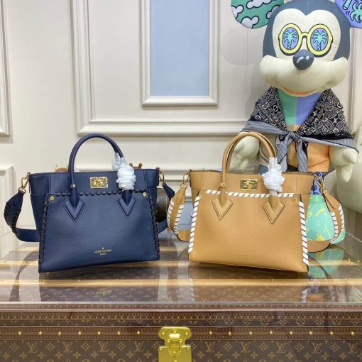 Louis Vuitton On My Side MM Shoulder Bag M21569 Navy Blue - Image 11