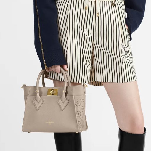 Louis Vuitton On My Side PM Shoulder Bag M20600 M21546 Grey - Image 3