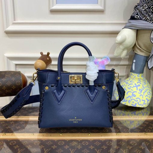 Louis Vuitton On My Side PM Shoulder Bag M21585 Navy Blue