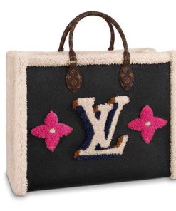Louis Vuitton Onthego GM M56958 In Leather and Shearling