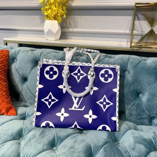 Louis Vuitton Onthego M44571 Blue - Image 4