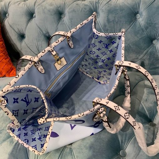 Louis Vuitton Onthego M44571 Blue - Image 9