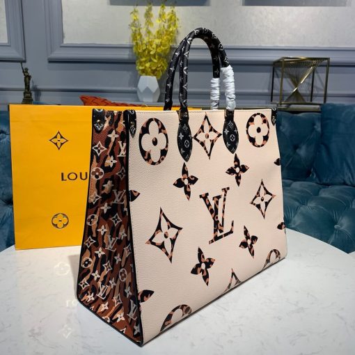 Louis Vuitton Onthego M44675 Ivory/Havana Beige - Image 3