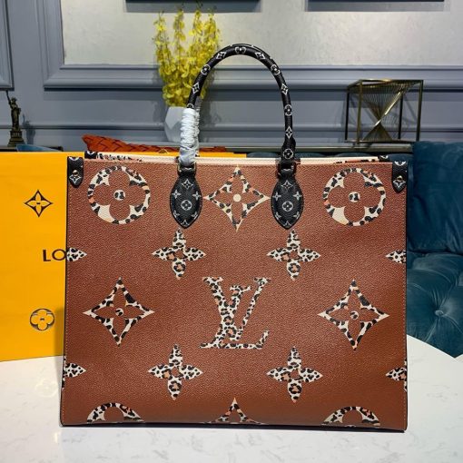 Louis Vuitton Onthego M44675 Ivory/Havana Beige - Image 4