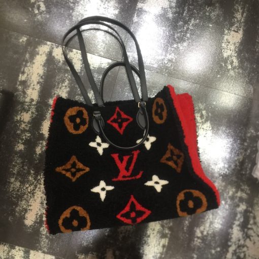 Louis Vuitton Onthego M55420 M55421 Black - Image 3