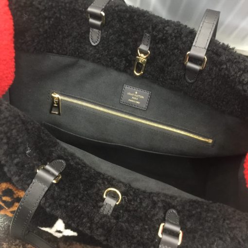 Louis Vuitton Onthego M55420 M55421 Black - Image 9