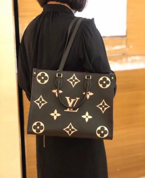 Louis Vuitton Onthego MM M45494 M45495 Black - Image 3
