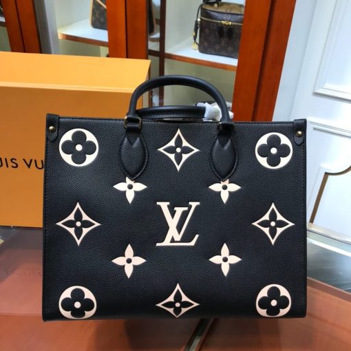 Louis Vuitton Onthego MM M45494 M45495 Black - Image 5