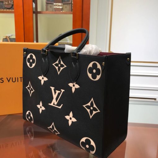 Louis Vuitton Onthego MM M45494 M45495 Black - Image 7