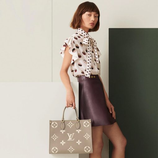 Louis Vuitton Onthego MM M45494 M45495 Grey - Image 3
