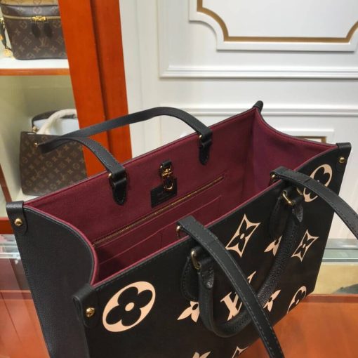 Louis Vuitton Onthego MM M45494 M45495 Black - Image 11