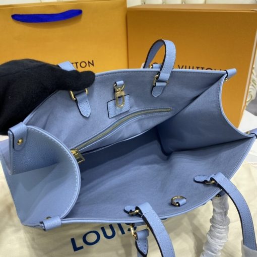 Louis Vuitton Onthego MM M45717 M45718 Blue - Image 14