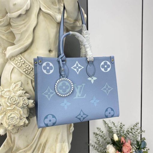 Louis Vuitton Onthego MM M45717 M45718 Blue - Image 3