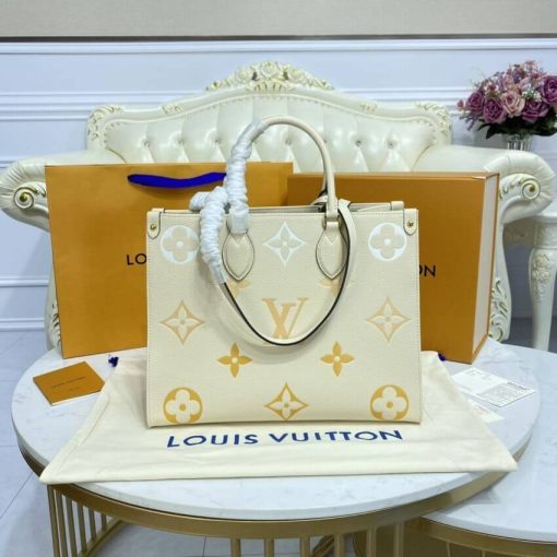 Louis Vuitton Onthego MM M45717 M45718 Yellow - Image 8