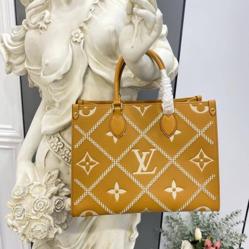 Louis Vuitton Onthego MM M46015  M46016 Apricot - Image 2