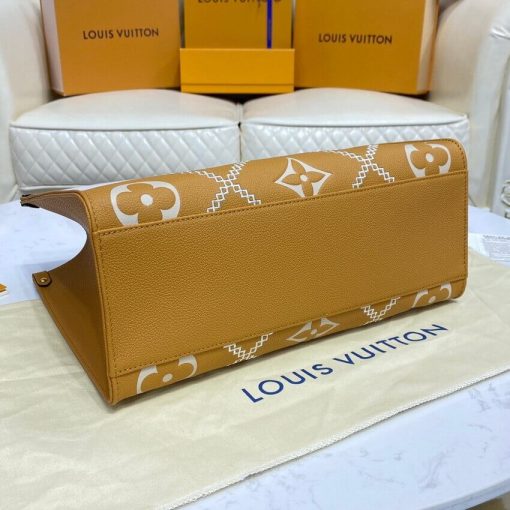 Louis Vuitton Onthego MM M46015  M46016 Apricot - Image 6